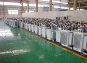 延边油浸式变压器成品车间